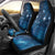 New Zealand Matariki Car Seat Cover Taniko Aramoana With Maori Galaxy Sky Night