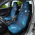 New Zealand Matariki Car Seat Cover Taniko Aramoana With Maori Galaxy Sky Night