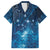 New Zealand Matariki Family Matching Off Shoulder Short Dress and Hawaiian Shirt Taniko Aramoana With Maori Galaxy Sky Night