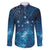 New Zealand Matariki Family Matching Off Shoulder Short Dress and Hawaiian Shirt Taniko Aramoana With Maori Galaxy Sky Night
