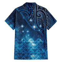 New Zealand Matariki Family Matching Summer Maxi Dress and Hawaiian Shirt Taniko Aramoana With Maori Galaxy Sky Night LT9 - Polynesian Pride
