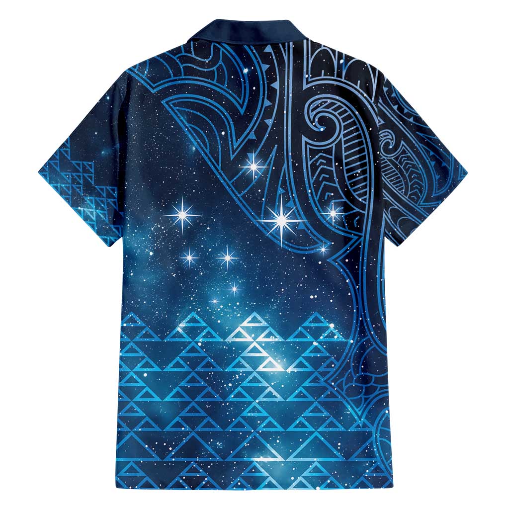New Zealand Matariki Hawaiian Shirt Taniko Aramoana With Maori Galaxy Sky Night LT9 - Polynesian Pride