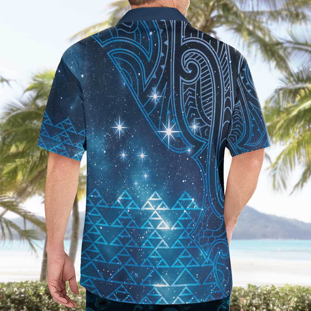 New Zealand Matariki Hawaiian Shirt Taniko Aramoana With Maori Galaxy Sky Night LT9 - Polynesian Pride