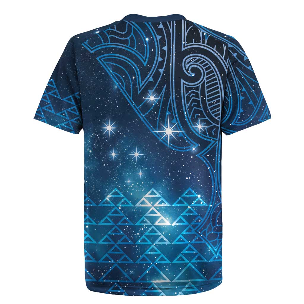New Zealand Matariki Rugby Jersey Taniko Aramoana With Maori Galaxy Sky Night LT9 - Polynesian Pride