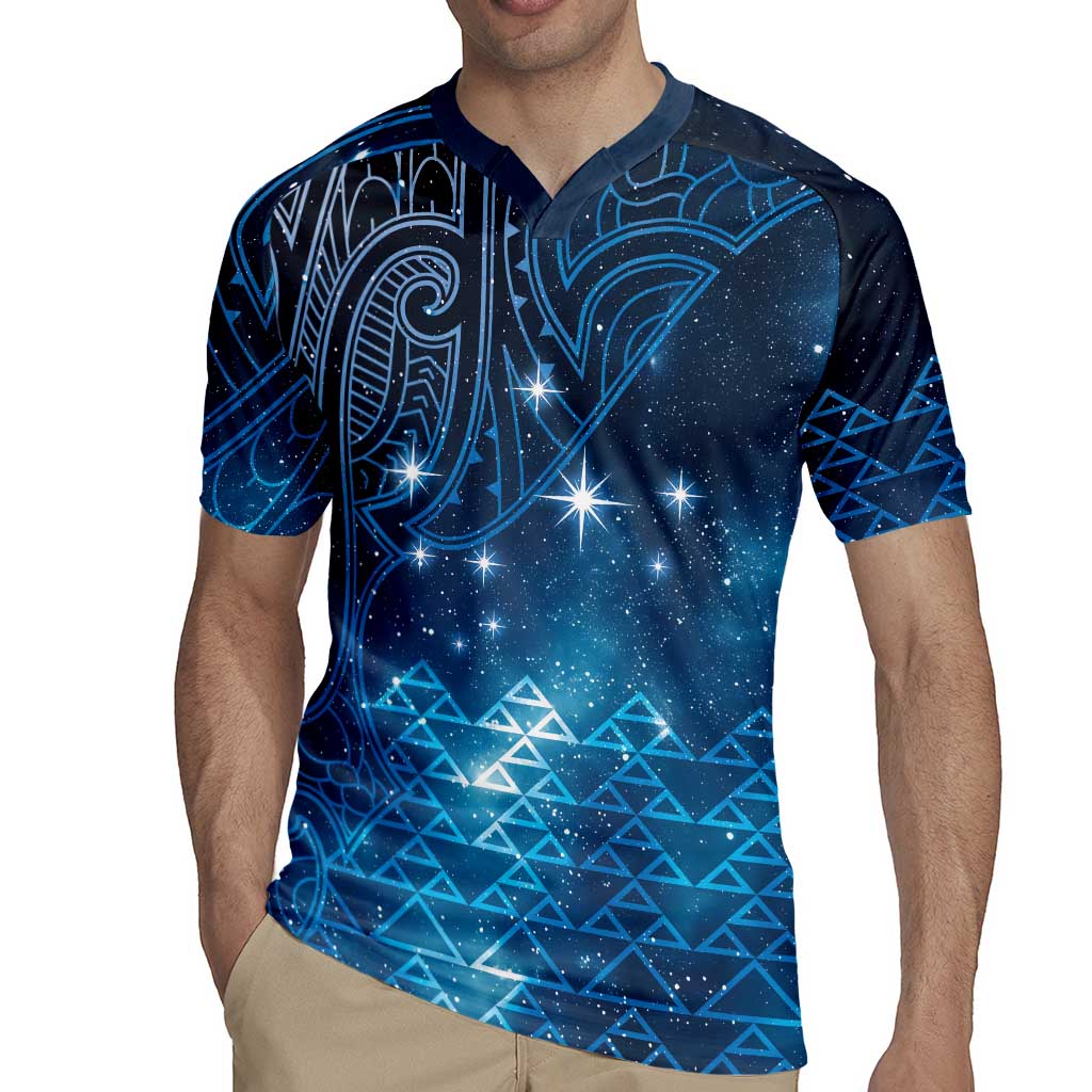 New Zealand Matariki Rugby Jersey Taniko Aramoana With Maori Galaxy Sky Night LT9 - Polynesian Pride