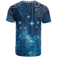New Zealand Matariki T Shirt Taniko Aramoana With Maori Galaxy Sky Night LT9 - Polynesian Pride
