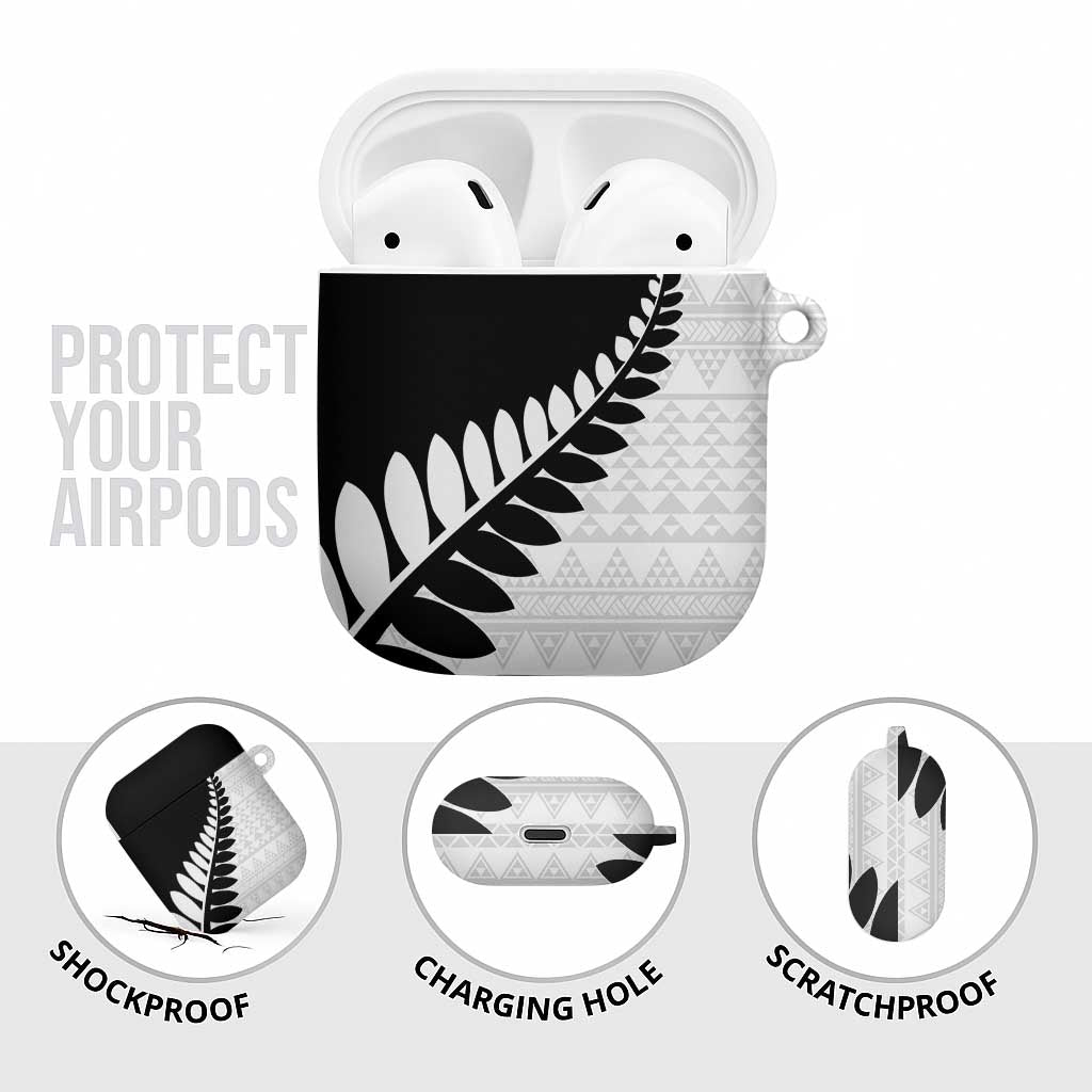 New Zealand Silver Fern Niho Taniwha AirPods Case - Polynesian Pride