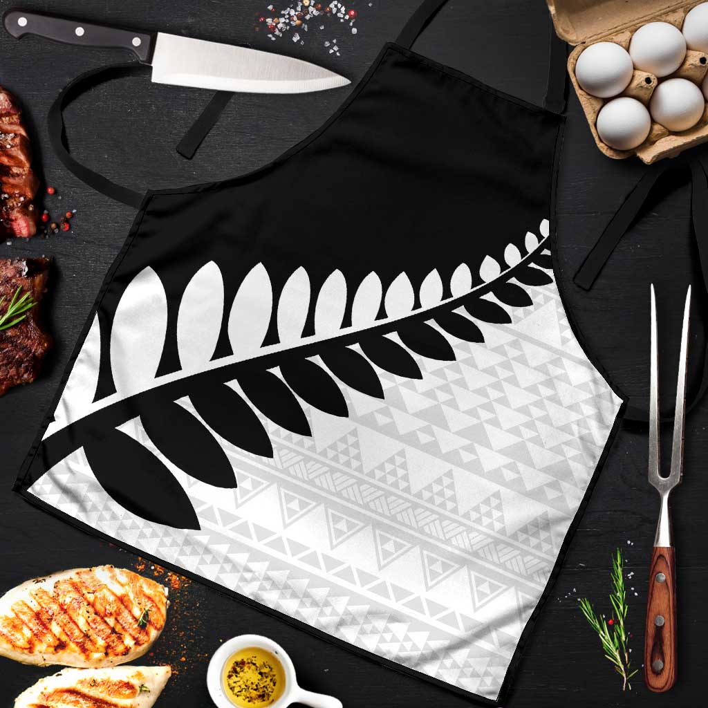 New Zealand Silver Fern Niho Taniwha Apron - Polynesian Pride