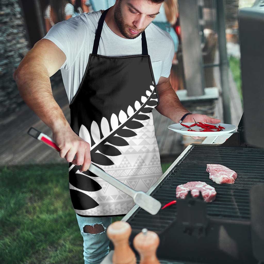New Zealand Silver Fern Niho Taniwha Apron - Polynesian Pride