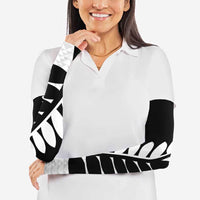 New Zealand Silver Fern Niho Taniwha Arm Sleeves - Polynesian Pride