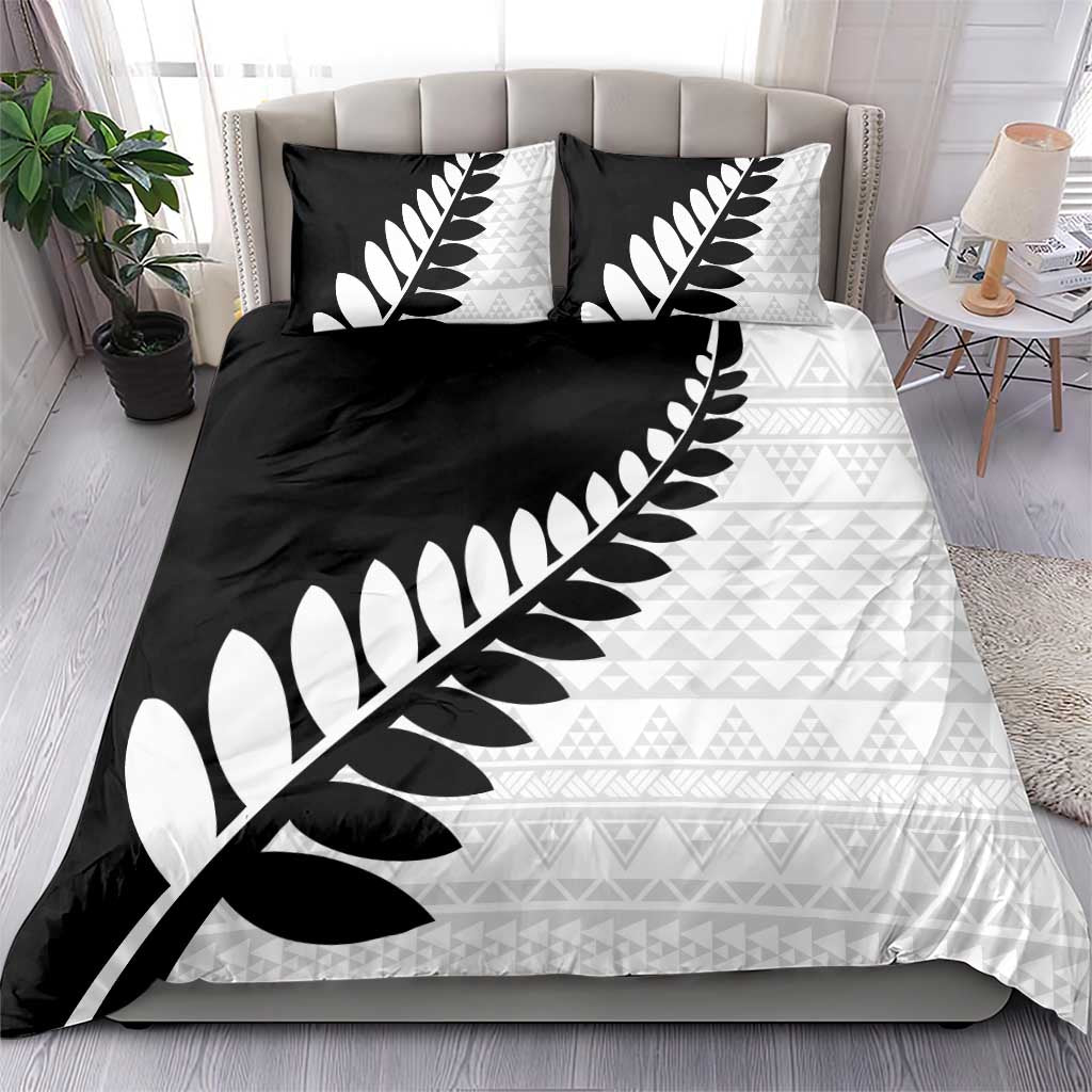 New Zealand Silver Fern Niho Taniwha Bedding Set