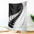 New Zealand Silver Fern Niho Taniwha Blanket