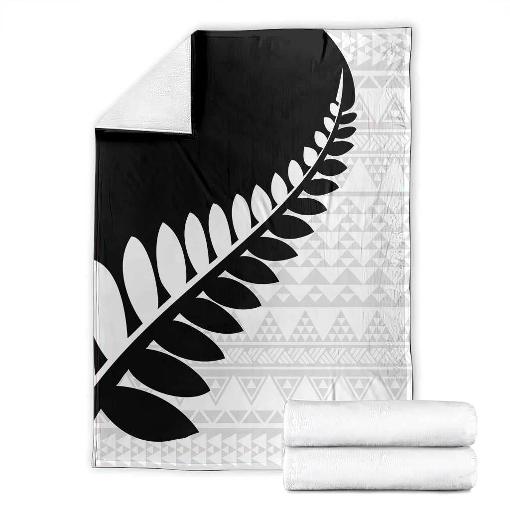 New Zealand Silver Fern Niho Taniwha Blanket