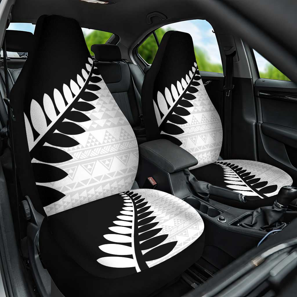 New Zealand Silver Fern Niho Taniwha Car Seat Cover