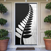 New Zealand Silver Fern Niho Taniwha Door Cover - Polynesian Pride