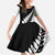 New Zealand Silver Fern Niho Taniwha Family Matching Tank Maxi Dress and Hawaiian Shirt