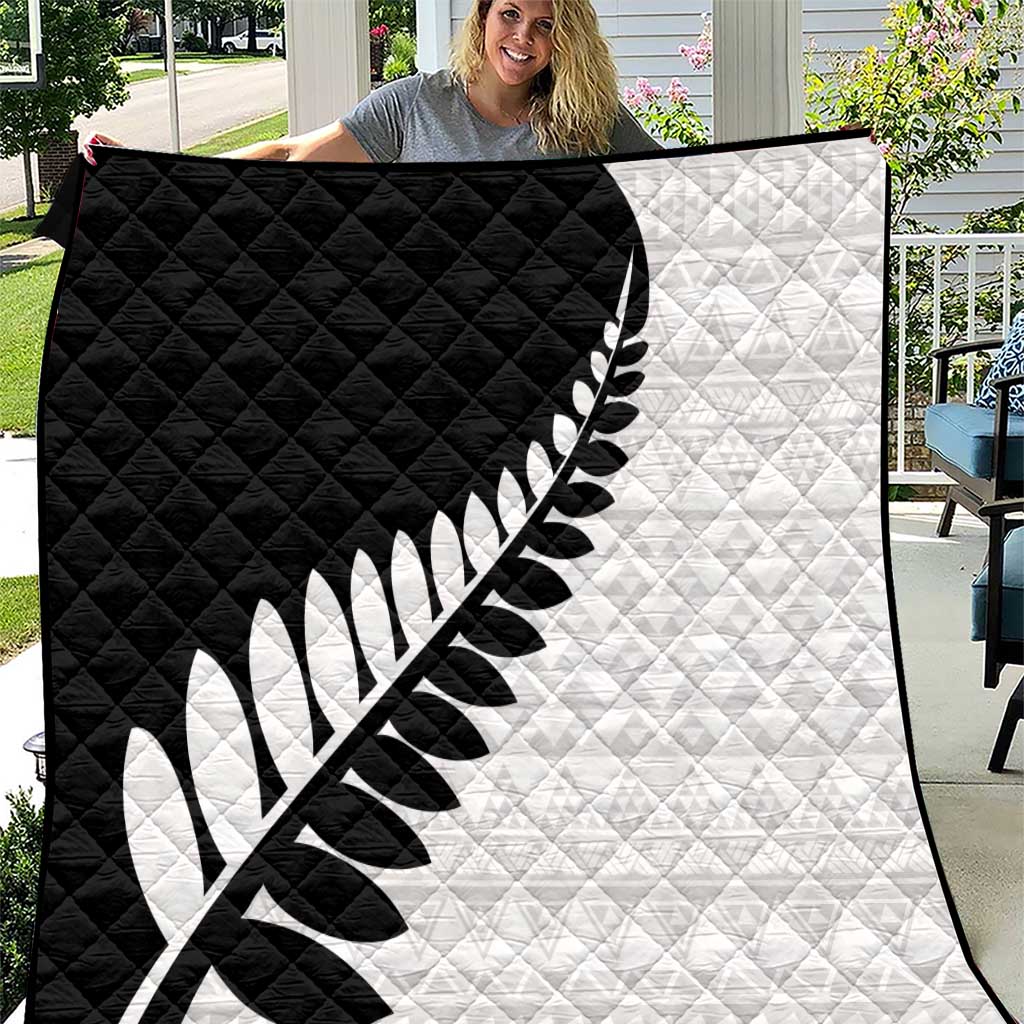 New Zealand Silver Fern Niho Taniwha Quilt