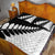 New Zealand Silver Fern Niho Taniwha Quilt Bed Set