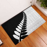 New Zealand Silver Fern Niho Taniwha Rubber Doormat