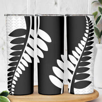New Zealand Silver Fern Niho Taniwha Skinny Tumbler LT9 - Polynesian Pride