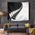 New Zealand Silver Fern Niho Taniwha Tapestry