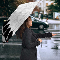 New Zealand Silver Fern Niho Taniwha Umbrella - Polynesian Pride