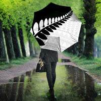 New Zealand Silver Fern Niho Taniwha Umbrella - Polynesian Pride