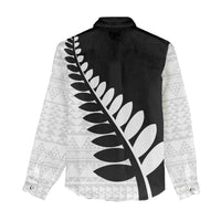 New Zealand Silver Fern Niho Taniwha Women Casual Shirt LT9 - Polynesian Pride