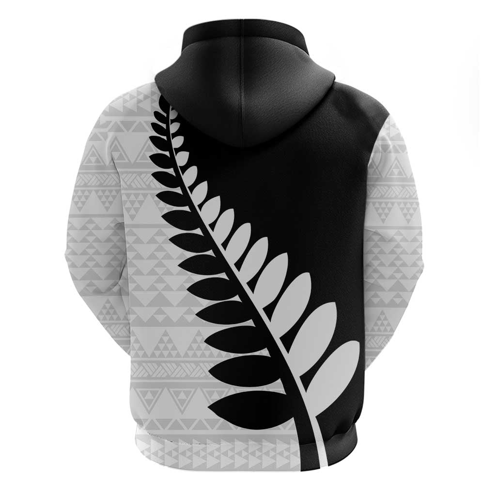 New Zealand Silver Fern Niho Taniwha Zip Hoodie