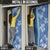 Blue Hibiscus Turle Door Cover Hawaiian Style Tribal Tapa Pattern - Polynesian Pride