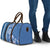 Blue Hibiscus Turle Travel Bag Hawaiian Style Tribal Tapa Pattern - Polynesian Pride