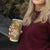 Gold Hibiscus Turle Tumbler Cup Hawaiian Style Tribal Tapa Pattern