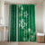 Green Hibiscus Turle Bathroom Set Hawaiian Style Tribal Tapa Pattern - Polynesian Pride