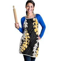 Puakenikeni and Maile Lei Apron Black Double Strand Lei - Polynesian Pride