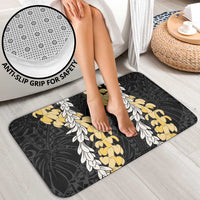 Puakenikeni and Maile Lei Bathroom Set Black Double Strand Lei - Polynesian Pride