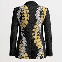 Puakenikeni and Maile Lei Blazer Black Double Strand Lei LT9 - Polynesian Pride