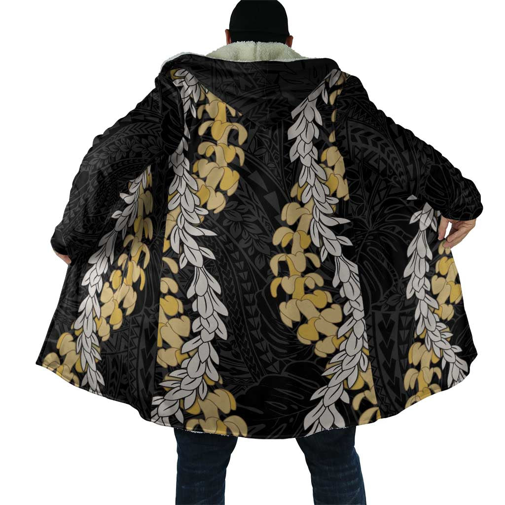 Puakenikeni and Maile Lei Cloak Black Double Strand Lei - Polynesian Pride