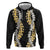 Puakenikeni and Maile Lei Hoodie Black Double Strand Lei