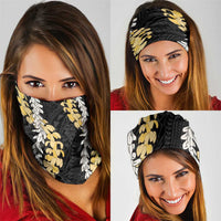 Puakenikeni and Maile Lei Neck Gaiter Black Double Strand Lei - Polynesian Pride