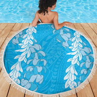 Puakenikeni and Maile Lei Beach Blanket Blue Double Strand Lei