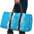 Puakenikeni and Maile Lei Travel Bag Blue Double Strand Lei - Polynesian Pride