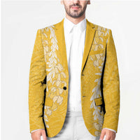 Puakenikeni and Maile Lei Blazer Gold Double Strand Lei - Polynesian Pride