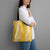 Puakenikeni and Maile Lei Tote Bag Gold Double Strand Lei - Polynesian Pride