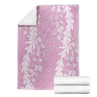 Puakenikeni and Maile Lei Blanket Pink Double Strand Lei