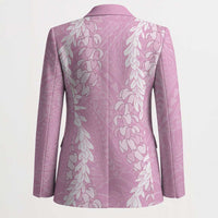 Puakenikeni and Maile Lei Blazer Pink Double Strand Lei LT9 - Polynesian Pride