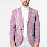 Puakenikeni and Maile Lei Blazer Pink Double Strand Lei LT9 - Polynesian Pride
