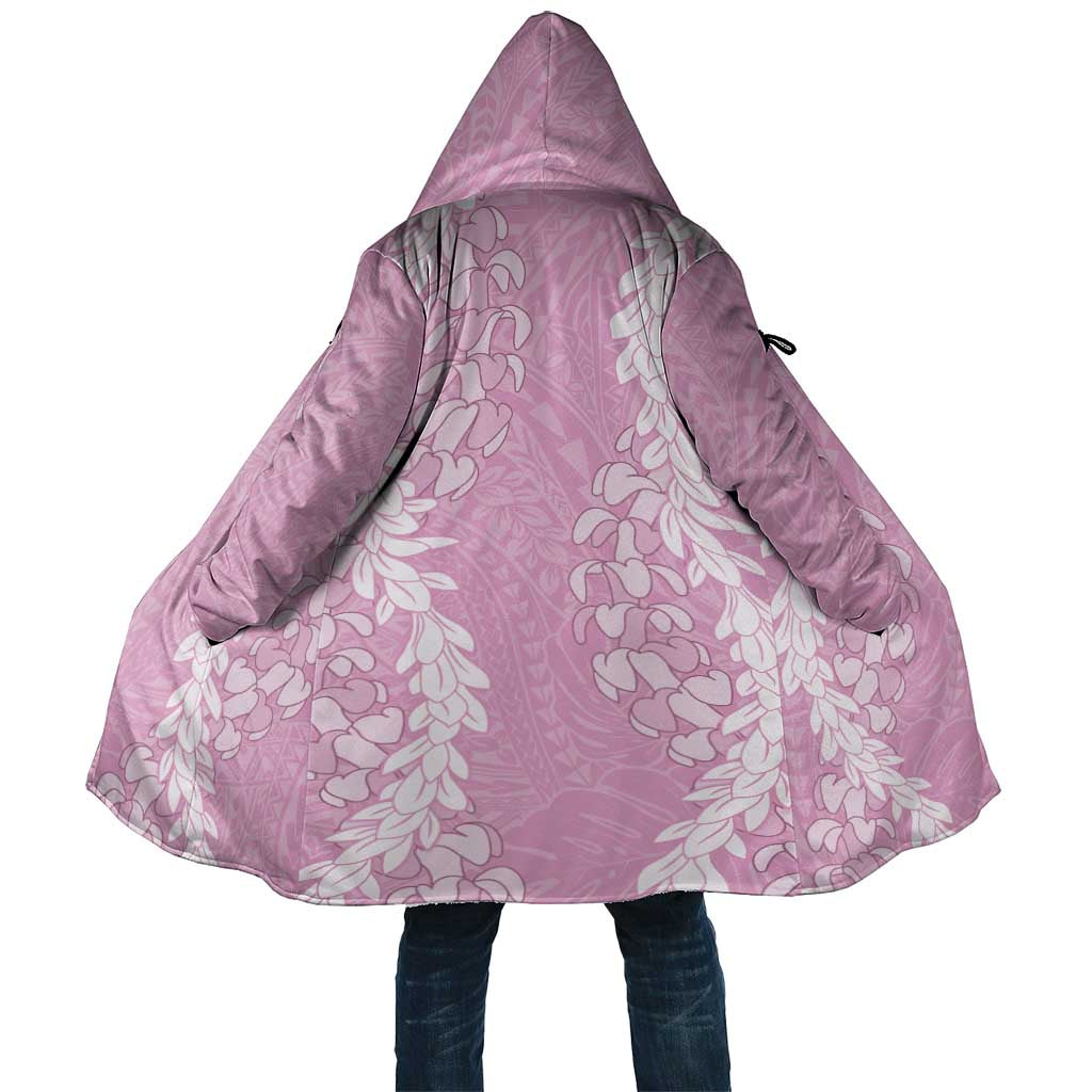 Puakenikeni and Maile Lei Cloak Pink Double Strand Lei - Polynesian Pride