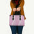 Puakenikeni and Maile Lei Leather Bag Pink Double Strand Lei - Polynesian Pride