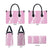 Puakenikeni and Maile Lei Leather Bag Pink Double Strand Lei - Polynesian Pride
