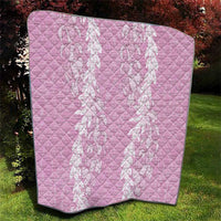 Puakenikeni and Maile Lei Quilt Pink Double Strand Lei LT9 - Polynesian Pride